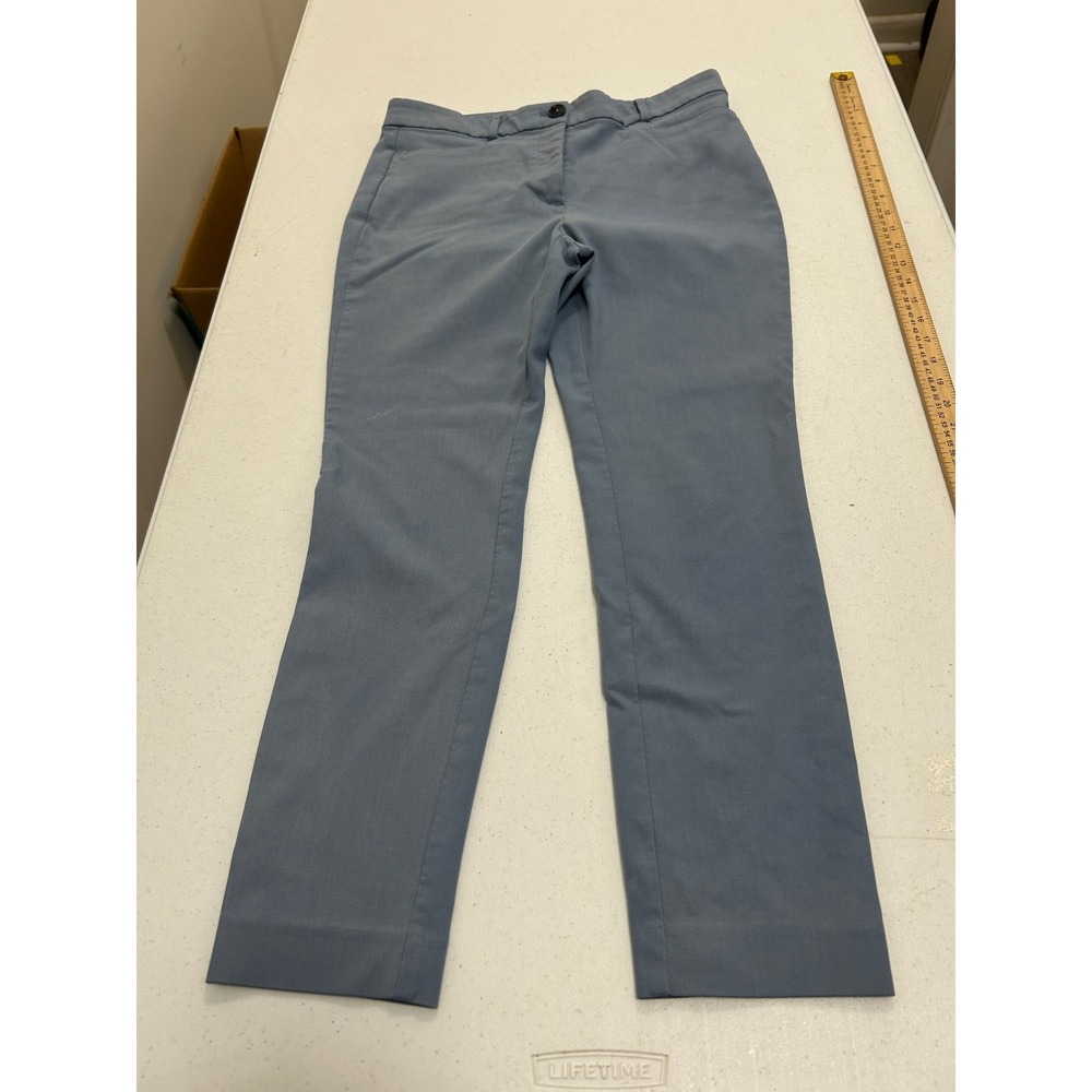 Loft Skinny Dress Pants Womens 8 Dusty Blue Slim‎ Workwear Trousers